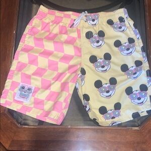 Colorful Mickey Mouse Swim Shorts
